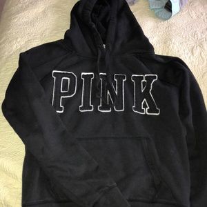 Black VS PINK hoodie size medium